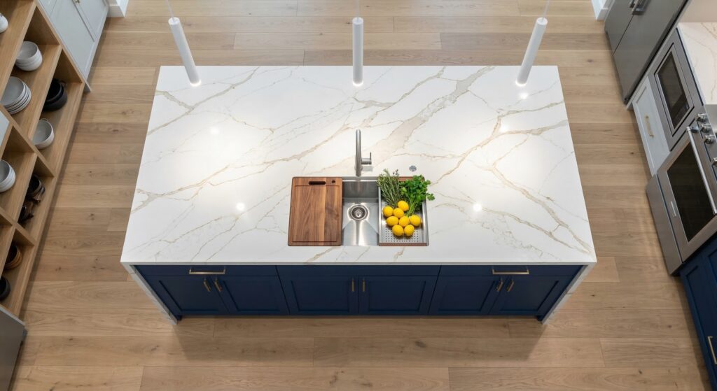 kitchen remodel with kitchen island